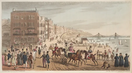 The English Spy -elokuvan hahmot Brightonissa ilmestyneestä Steynestä vuonna 1824