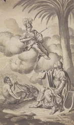 Town and Country Magazine - Frontispiece osalle. IV, 1772
