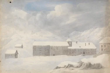 Luostari, Mt. St. Bernard (Sveitsi)