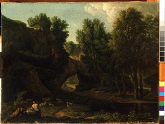 Maisema (Maisema). Isaac de Moucheronin maalaus