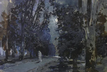 Varjot. Kuutamoyö, 1880-luku.