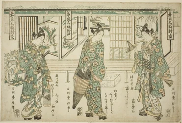 Nuoret muotimiehet - Kolmen setti (Wakashu sanpukutsui)