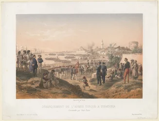 Turkin armeijan maihinnousu Jevpatoriaan Omer Pashan johdolla, 1855
