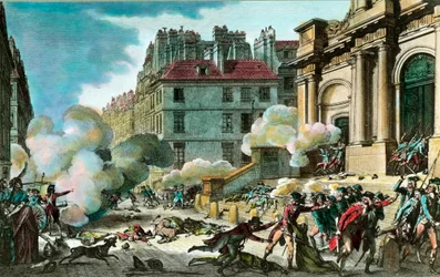 Ranskan vallankumous: vuoden IV 13. päivänä kenraali Bonaparte (Napoleon I Bonaparte) käski tuoda tykit; kapinallisia ammuttiin Saint-Rochin kirkon portailla Pariisissa 4. lokakuuta