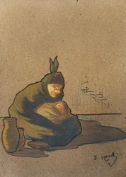 Nainen Cretin in Boí