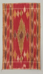 Peite; kiinamedaljonit ja raidat, myöhään 1700-1800-luku (silkki)