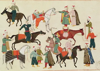 Ms 1671 A Horse Market, noin 1580