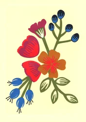 Flora, 2015 (leikattu paperi)