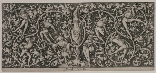Ornamentti ystävien tanssilla.