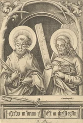 Pyhät Pietari ja Andreas, n. 14801485.