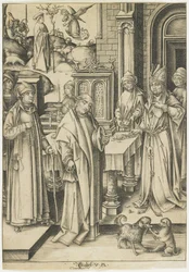 Ylipappi kieltäytyy Joakimin uhrista, n. 1490-1500
