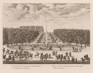 Näkymä Château de Versailles