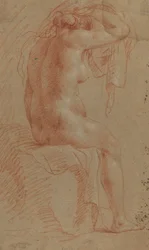 Alaston naishahmo [verso]