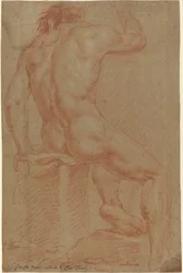 Alaston miesfiguuri [recto]