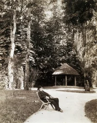 Giuseppe Verdi Villa Verdin puutarhassa, Sant