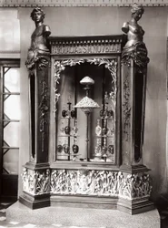 Vitrine, Officina Profumo, Pharmaceuticals of Santa Maria Novella, Firenze, Italia