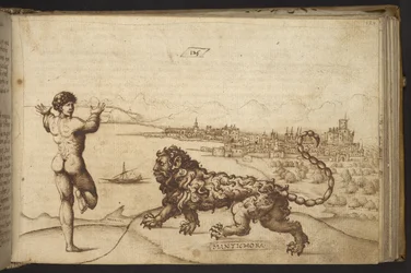 Lisätä. 82955, f.124 Ihmishahmo ja olento (