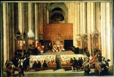 Trenton kirkolliskokous (1545-1563). italialainen koulu