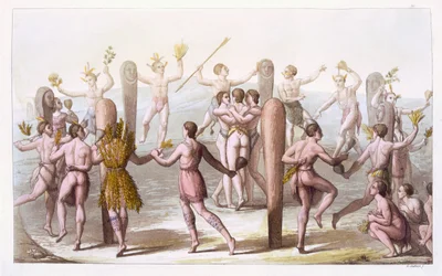 Virginian alkuperäisasukkaiden tanssit, n. 1820