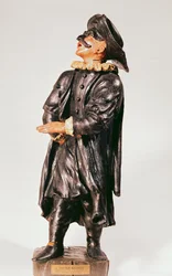 Tohtori Balanzone, Seraphin Theatresta (monivärinen puu)