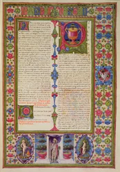 Fol.211r Kirje St. Paulilta Philemonille, Borso d