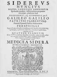 Galileo Galilein esikuva Sidereus Nunciukselle, 1610