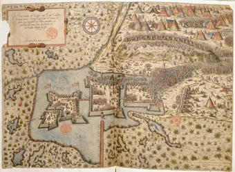 Yleiskuva Szigetvarin taistelusta, 1566