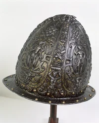 Kypärä, n. 1585 (rauta)