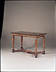 Upotekoristeinen pöytä, Rooma, n. 1730