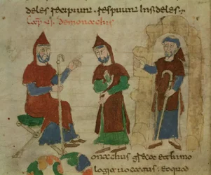 Rabanus Mauruksen (n. 780-856) Universumin teoksesta benediktiiniläismunkin panostus 1023