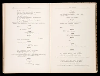 Giacomo Puccinin Toscan libretto, Ricordi Edition, Italia