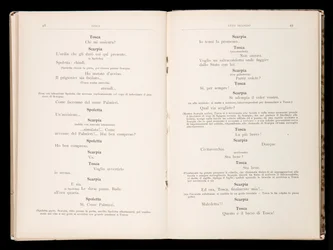 Giacomo Puccinin Toscan libretto, Ricordi Edition, Italia