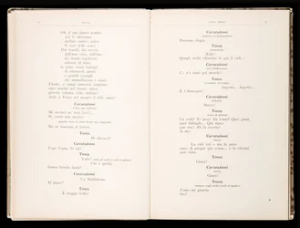 Giacomo Puccinin Toscan libretto, Ricordi Edition, Italia