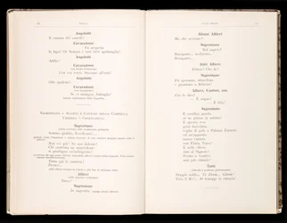 Giacomo Puccinin Toscan libretto, Edition Ricordi, Italia
