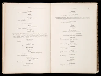 Giacomo Puccinin Toscan libretto, Edition Ricordi, Italia