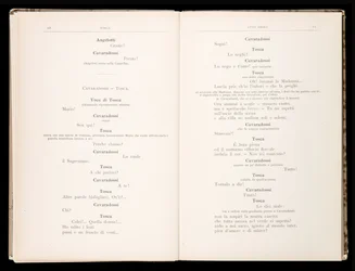 Giacomo Puccinin Toscan libretto, Edition Ricordi, Italia