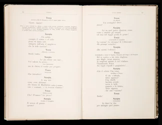 Giacomo Puccinin Toscan libretto, Ricordi Edition, Italia