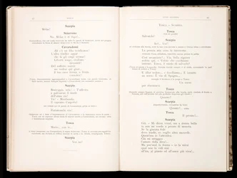 Giacomo Puccinin Toscan libretto, Ricordi Edition, Italia
