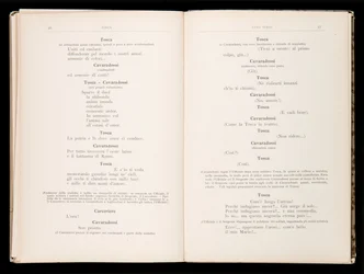 Giacomo Puccinin Toscan libretto, Ricordi Edition, Italia