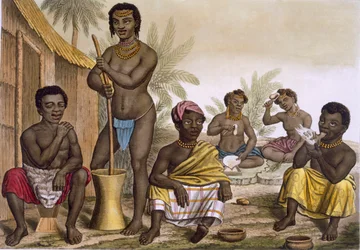 Muchicongo-heimon alkuasukkaat, lähellä Luandaa, Kongo, osa II, c1820-3