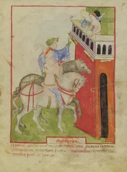 Nouv Acq Lat 1673 f.93 Ratsastus, Tacuinum Sanitatis, n. 1390-1400