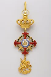 Reunionin Pyhän Yrjön ritarikunta: Kuninkaallisen talon hallitsijoiden arvomerkit (1800-1850)