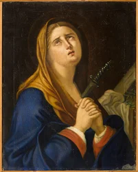 Sureva neitsyt Maria, 1700-luvun alkupuolisko (öljy kankaalle).