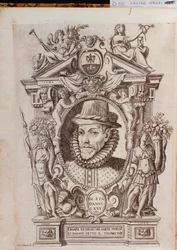 Cesare Blackin muotokuva nimeltä Il Trombone (1536-1604), italialainen tanssija