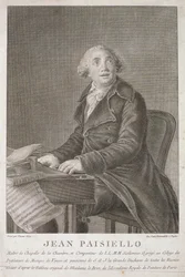 Vincent Alojan kaivertama muotokuva Giovanni Paisiellosta (1782-1840)