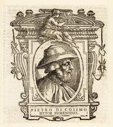 Muotokuva Piero di Cosimosta, joka tunnetaan myös nimellä Piero di Lorenzo, italialainen renessanssin taidemaalari Firenzestä