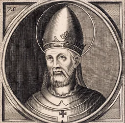 Paavi Martin I:n muotokuva, n. 1790 (kaiverrus)