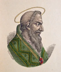 Paavi Eugenius Ier (Eugenius I tai Eugenio) muotokuva (654-657)