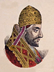 Paavi Gregoire V:n muotokuva (Gregorio, Gregorius tai Gregory) (996-999)