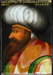Sulttaani Bajezid I. Yldirim, hallitsi 1389-1402 ...
